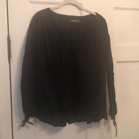 Zadig & Voltaire Tops - Zadig And Voltaire Black Blouse